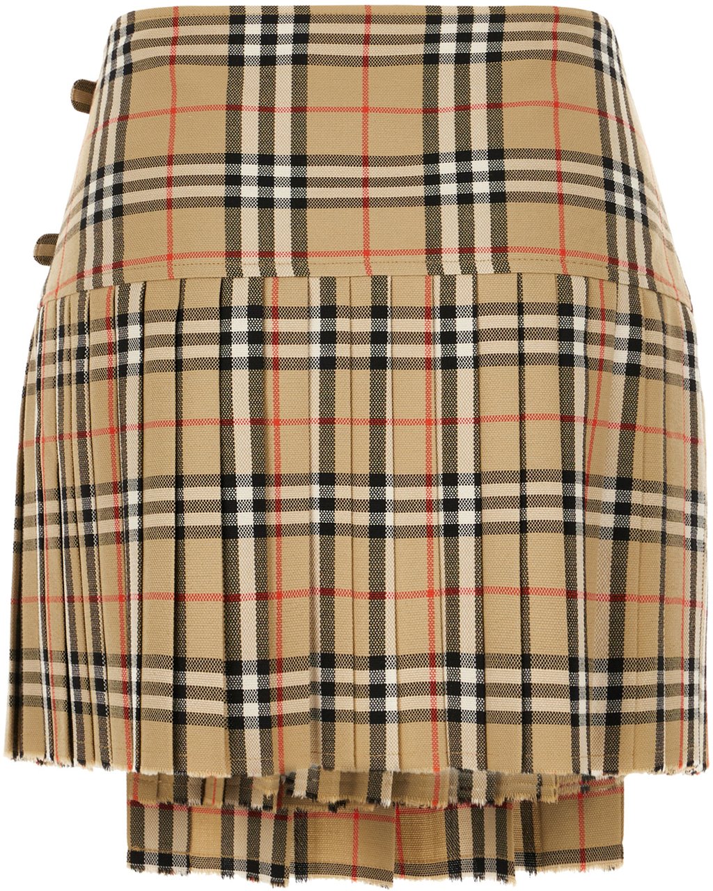 Burberry Burberry Embroidered wool mini skirt Divers