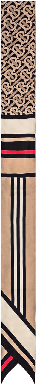 Burberry Sciarpa in seta Beige