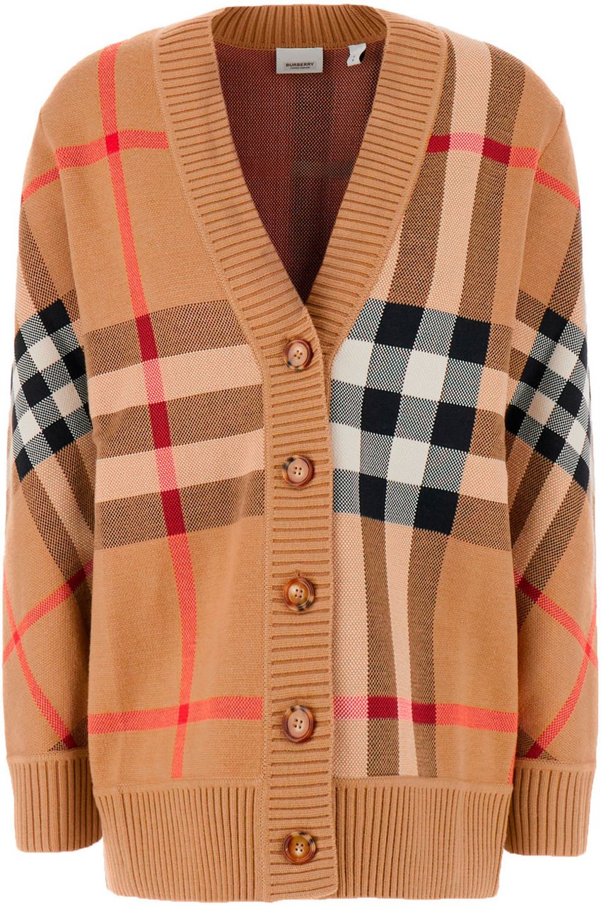 Burberry Burberry Embroidered polyester blend cardigan Divers