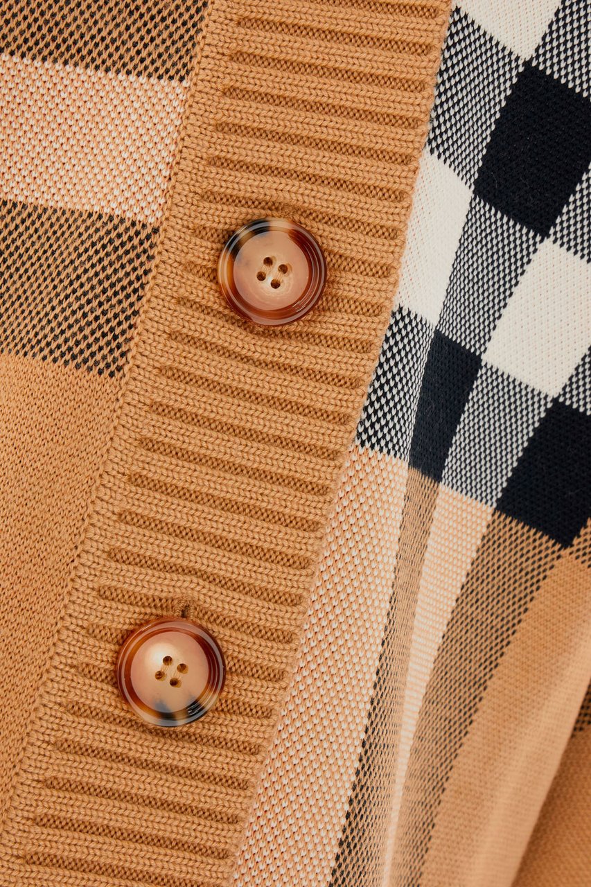 Burberry Burberry Embroidered polyester blend cardigan Divers