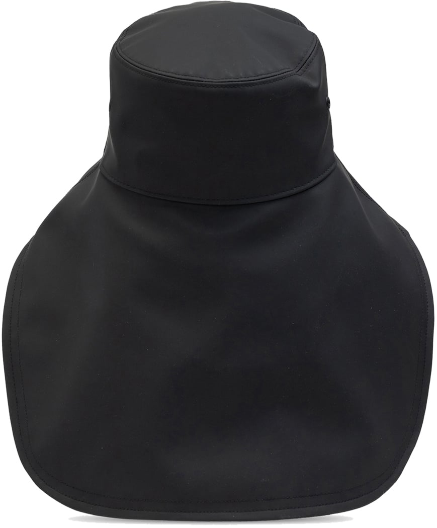 Burberry Fisherman Logo Hat Zwart
