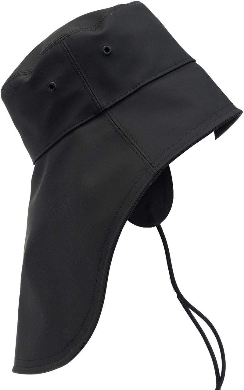 Burberry Fisherman Logo Hat Zwart
