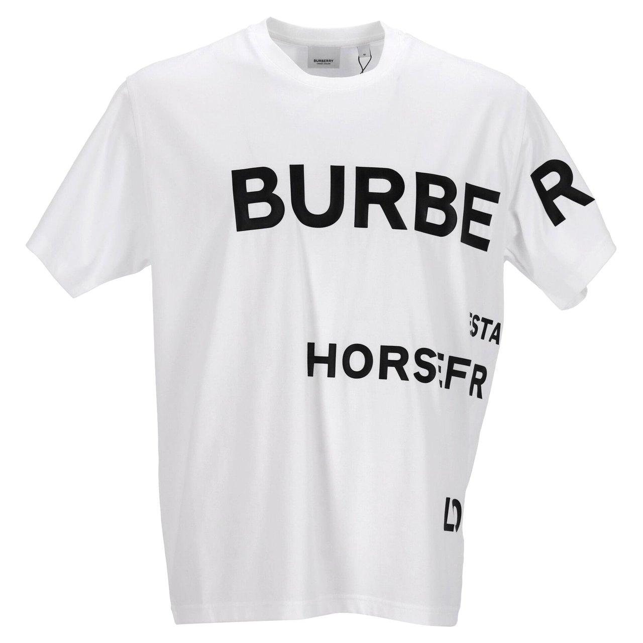 Burberry Relaxed-Fit Cotton T-Shirt With Bold Logo Print Wit