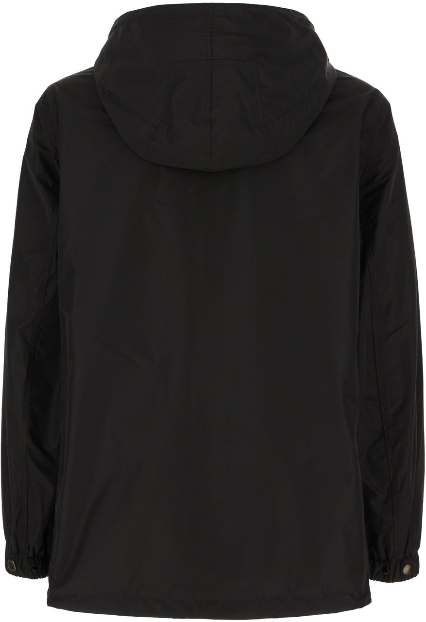 Burberry Burberry Black polyester reversible k-way Zwart