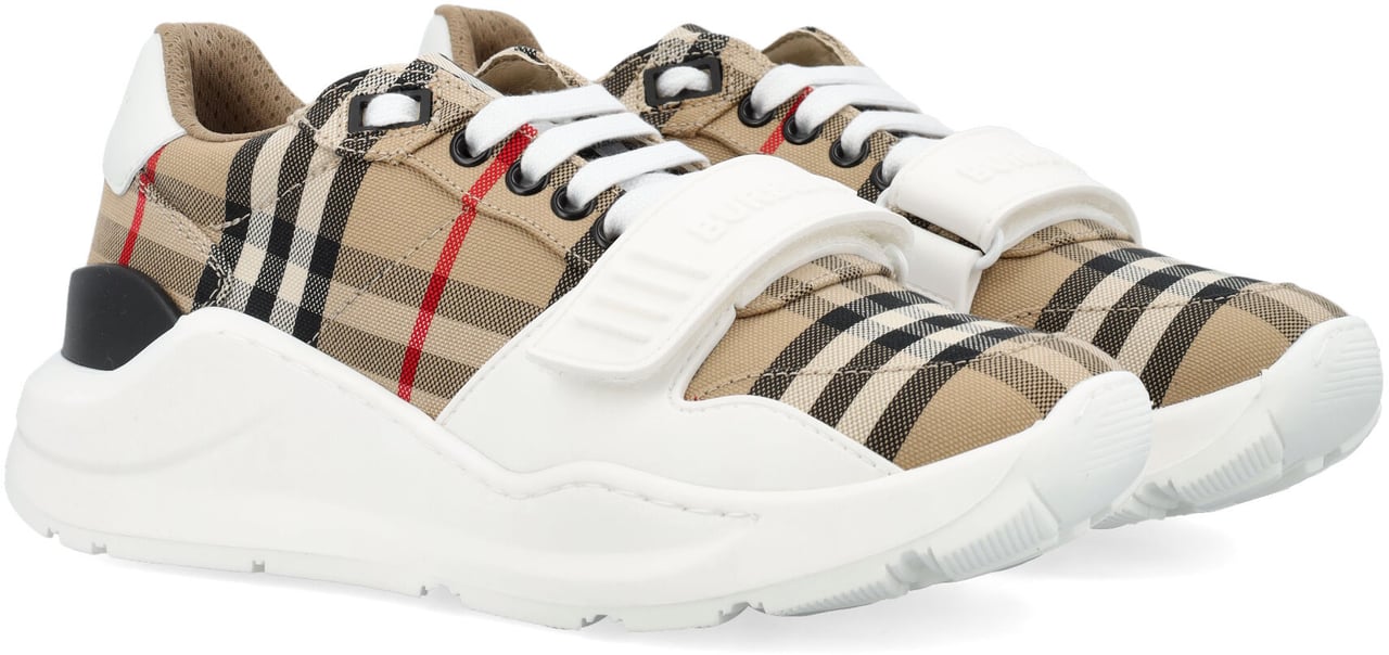 Burberry Mf Tnr New Regis M Chk Beige Beige
