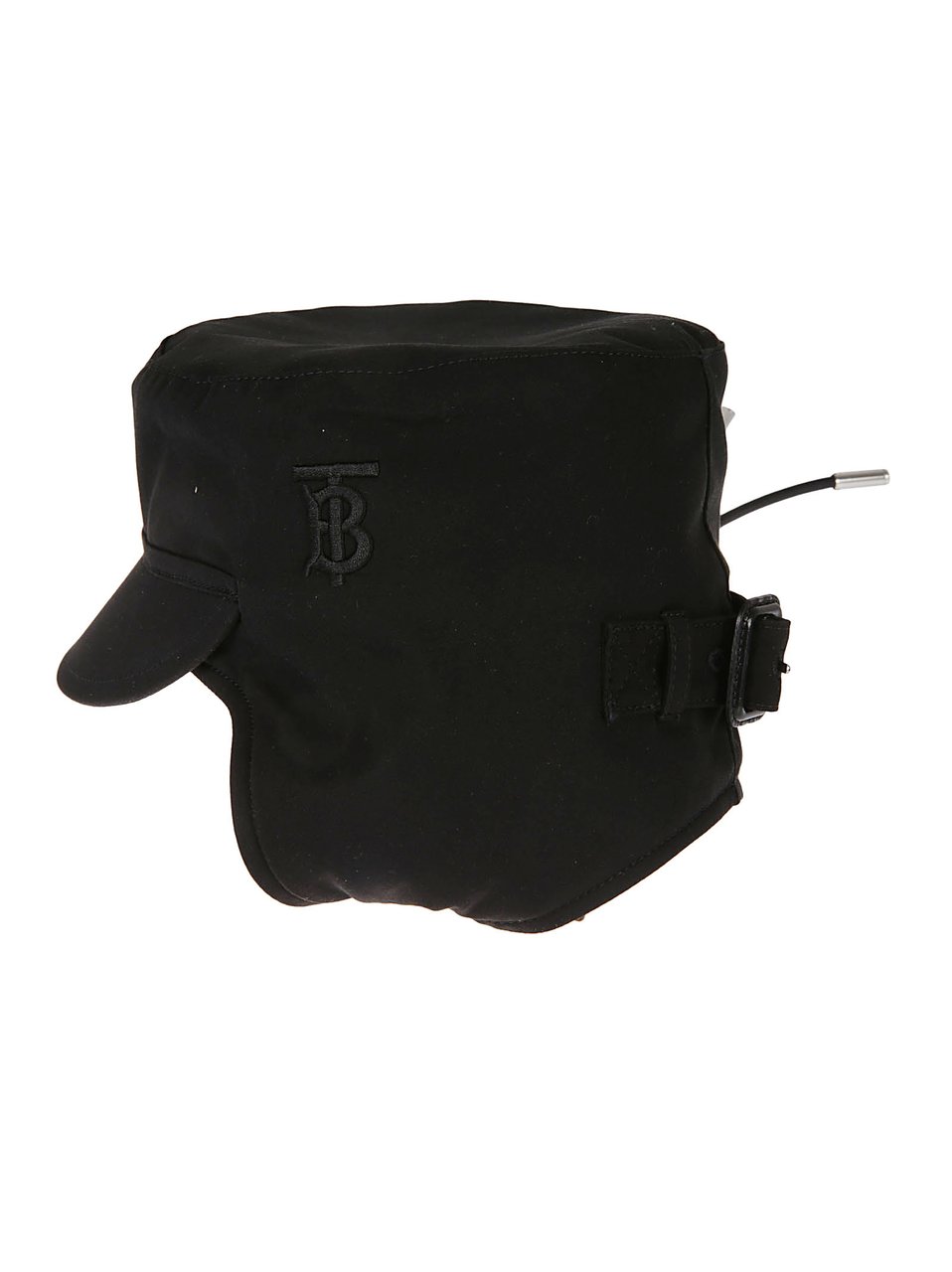 Burberry Classic Black Hat with Structured Crown Zwart