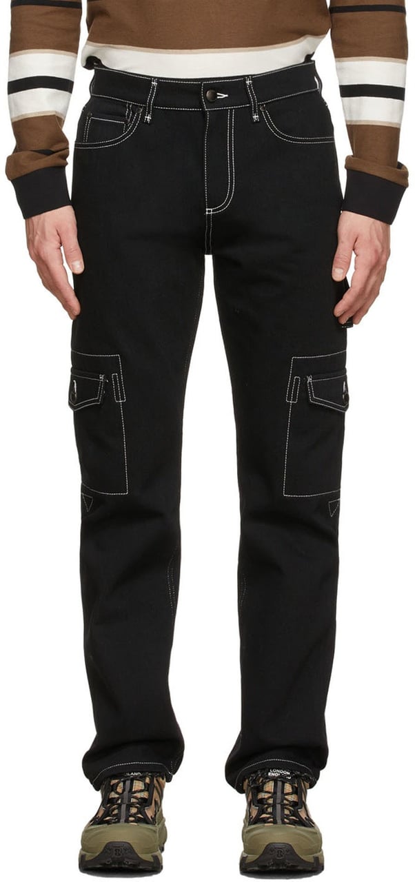 Burberry Burberry Denim Cargo Pants Zwart