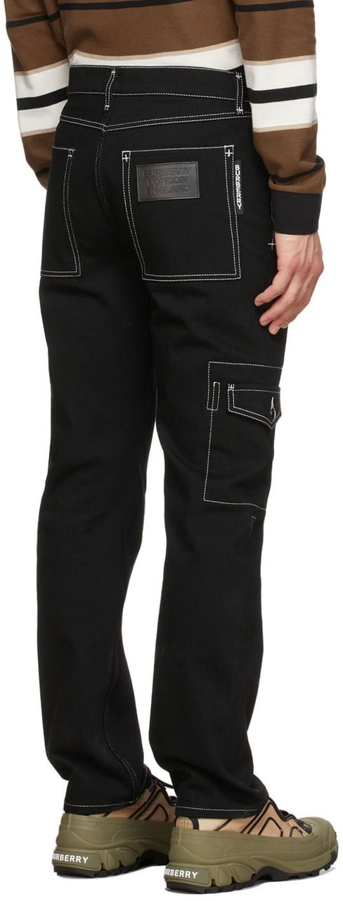 Burberry Burberry Denim Cargo Pants Zwart