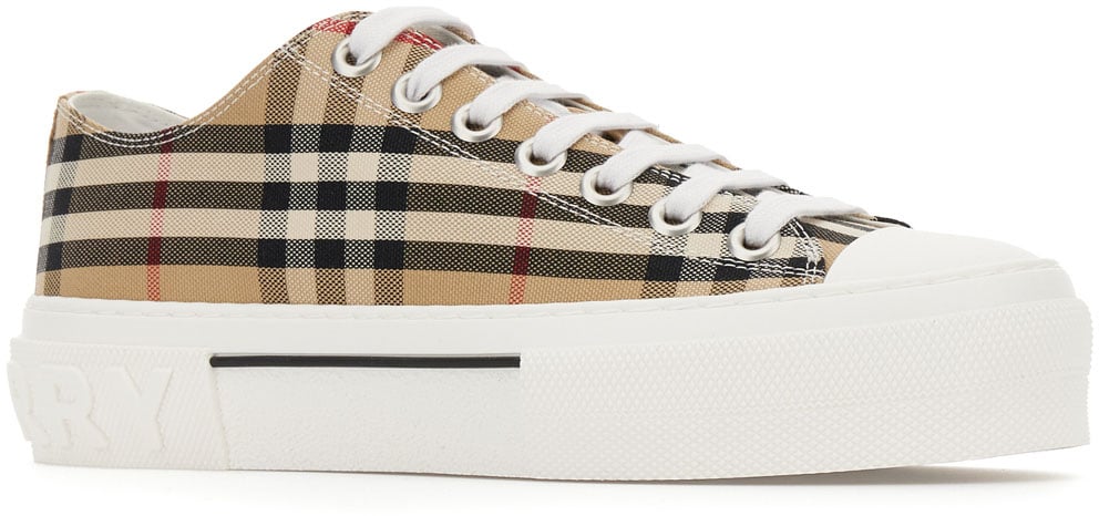 Burberry Printed cotton sneakers Divers