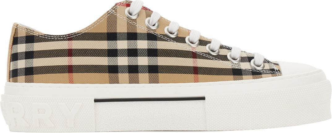 Burberry Printed cotton sneakers Divers
