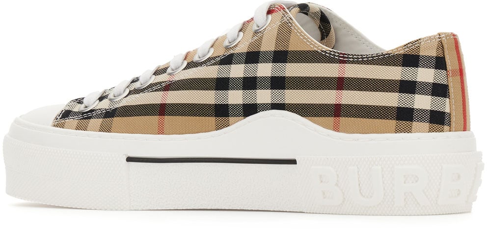 Burberry Printed cotton sneakers Divers