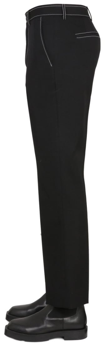 Burberry Ankle-Length Slim Fit Pants Zwart