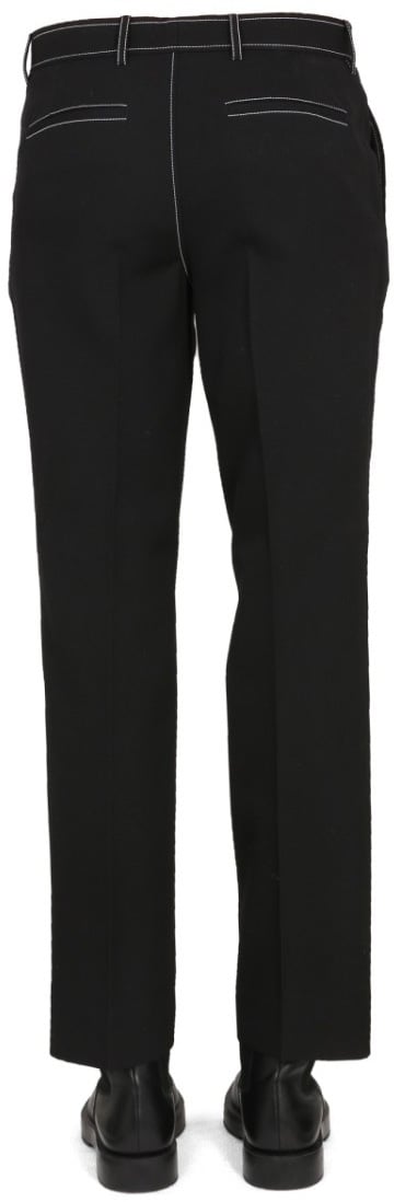 Burberry Ankle-Length Slim Fit Pants Zwart