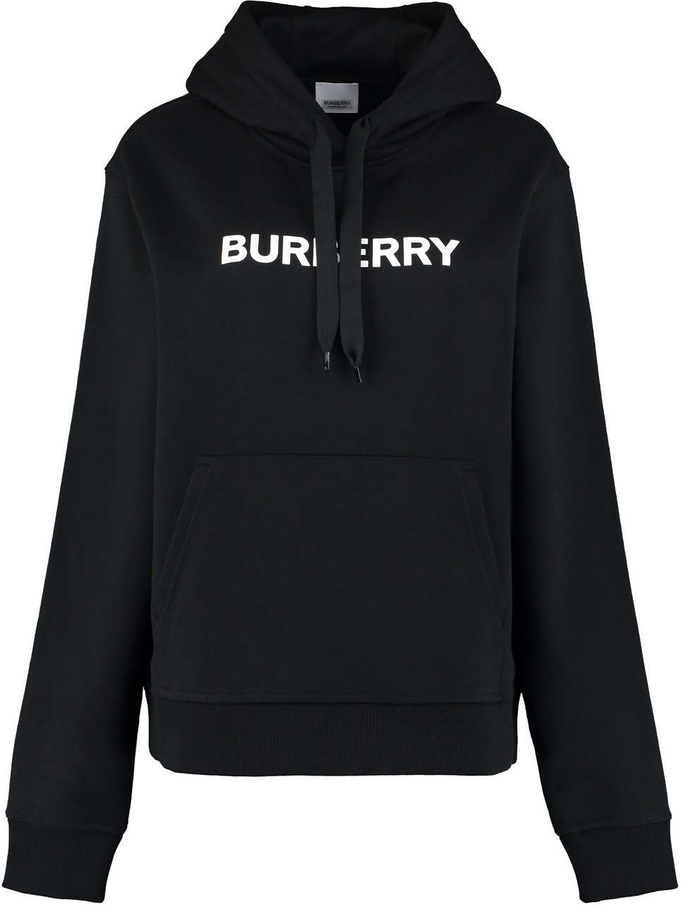 Burberry Printed hoodie Zwart
