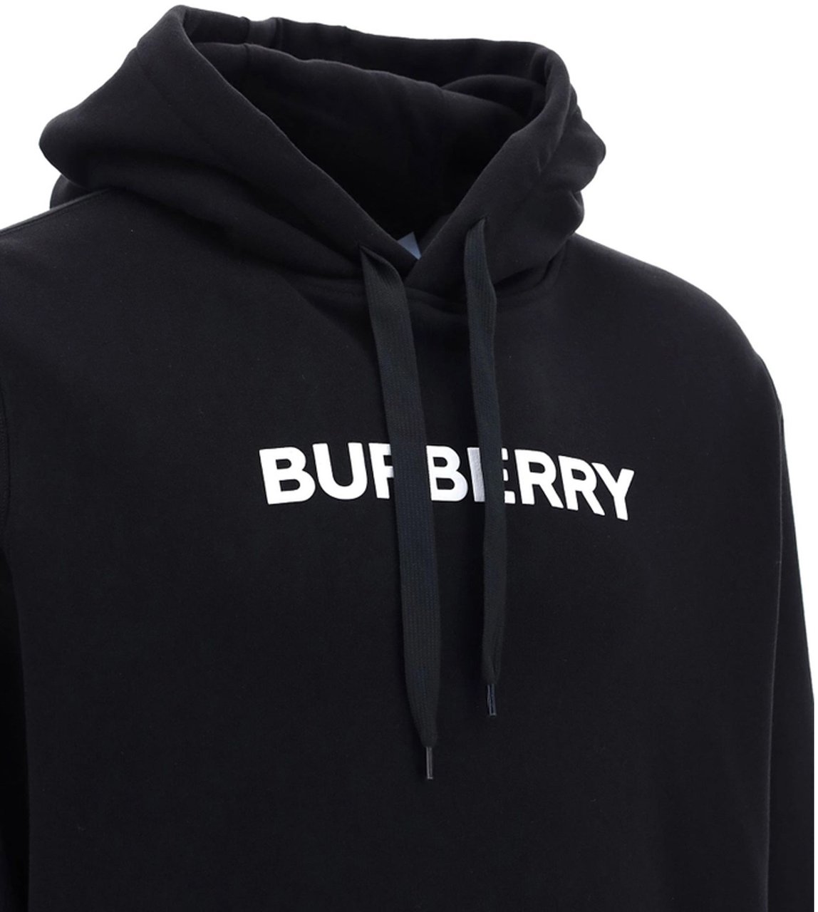 Burberry Burberry Ansdell Hooded Logo Sweatshirt Zwart