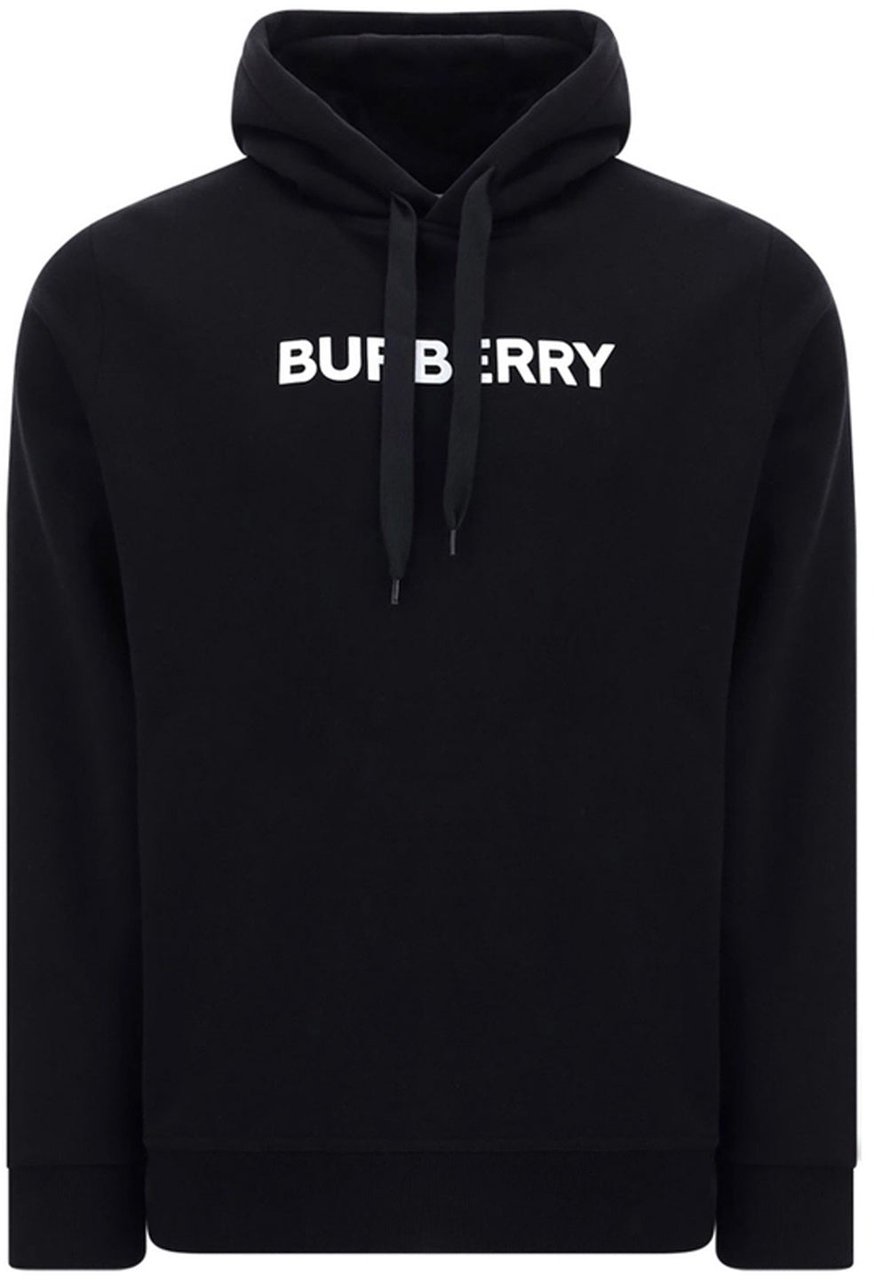 Burberry Burberry Ansdell Hooded Logo Sweatshirt Zwart