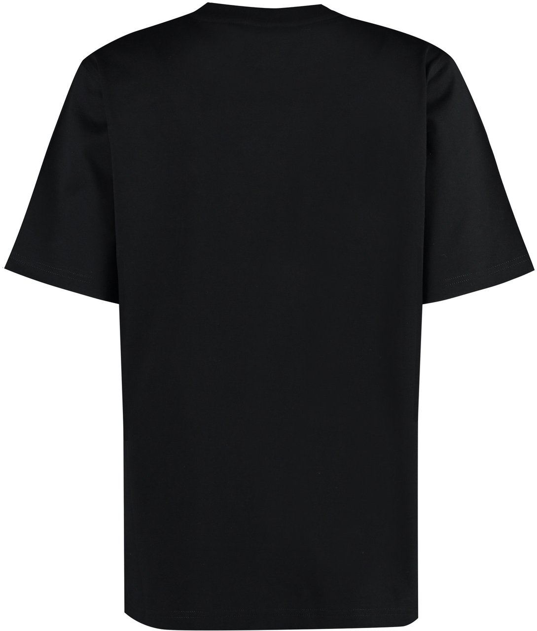 Burberry Cotton crew-neck T-shirt Zwart
