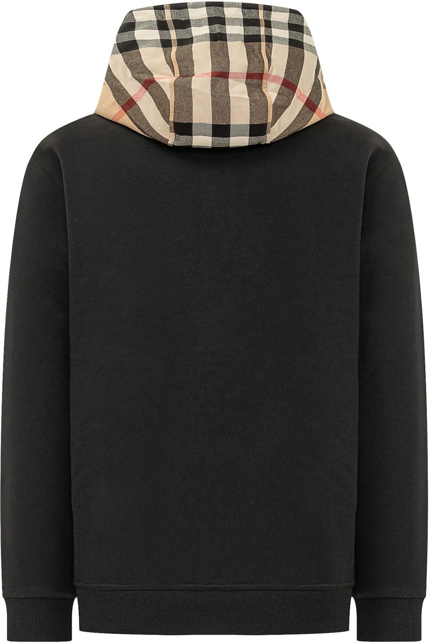 Burberry Giacca Samuel Zip con Cappuccio Zwart