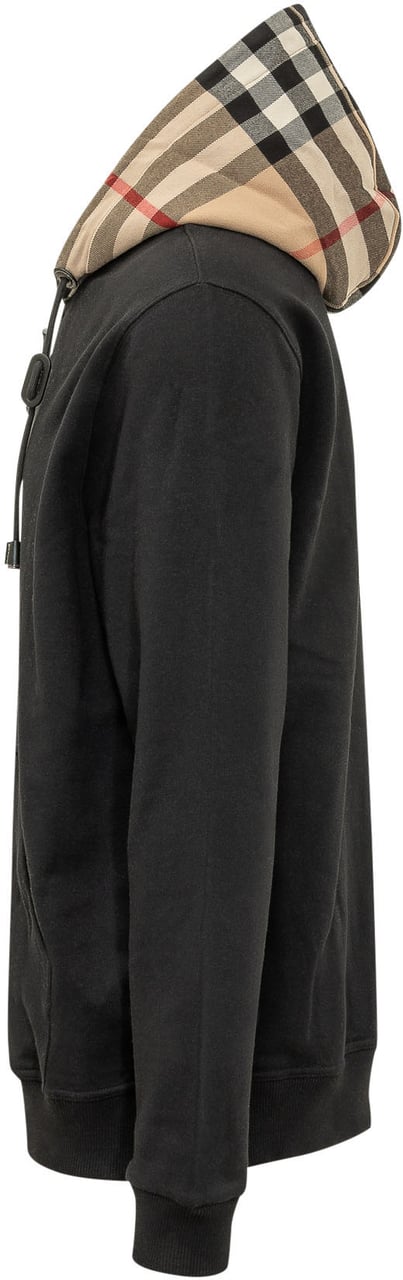 Burberry Giacca Samuel Zip con Cappuccio Zwart