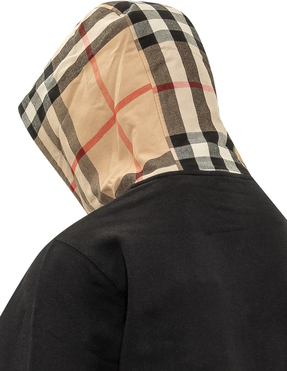 Burberry Giacca Samuel Zip con Cappuccio Zwart