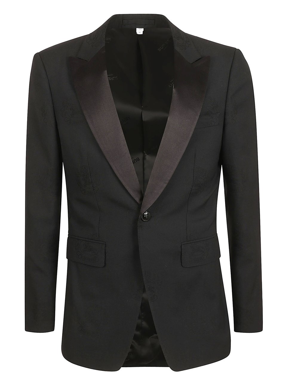 Burberry Tailored Black Jacket Zwart