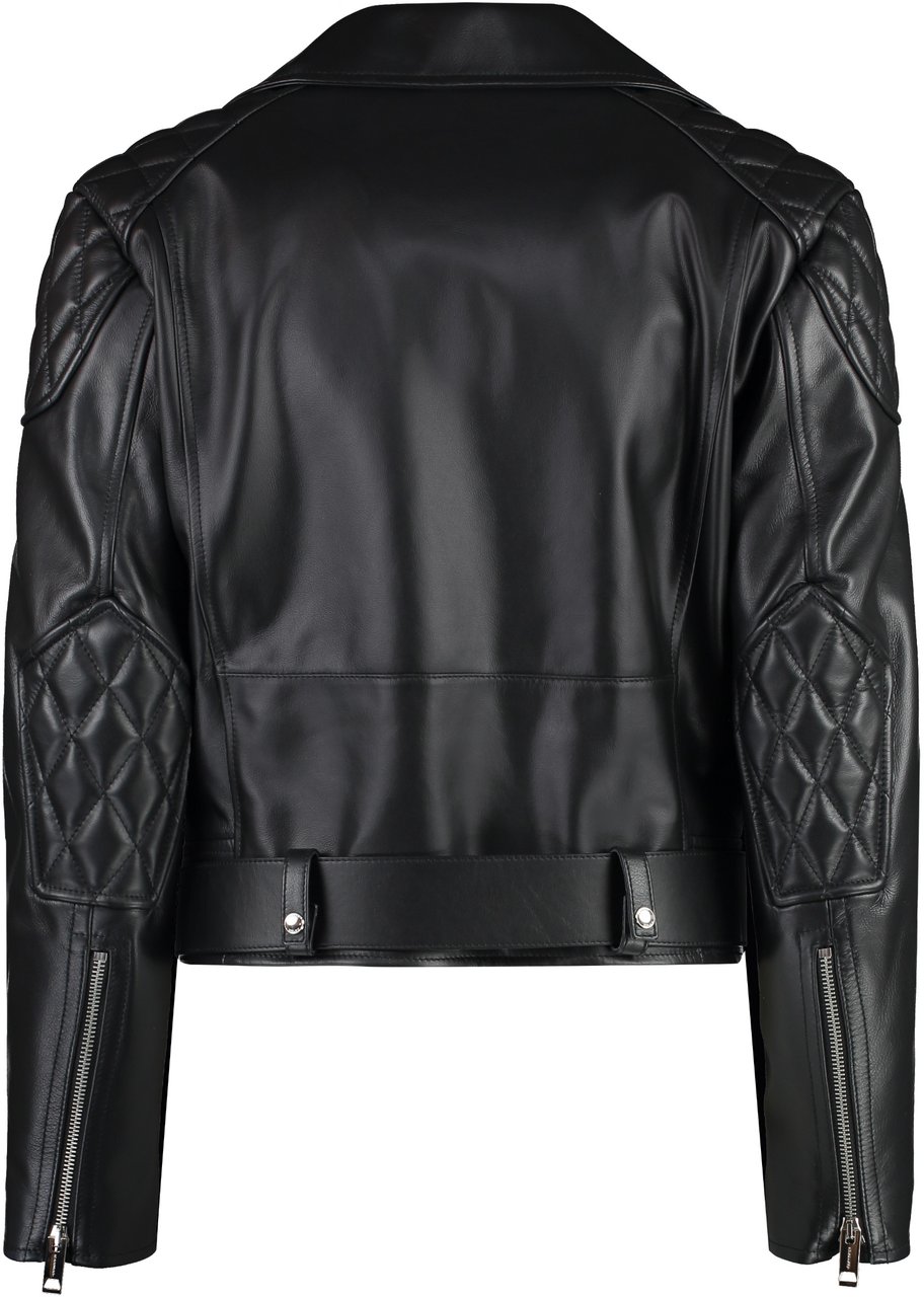 Burberry Calf leather jacket Zwart