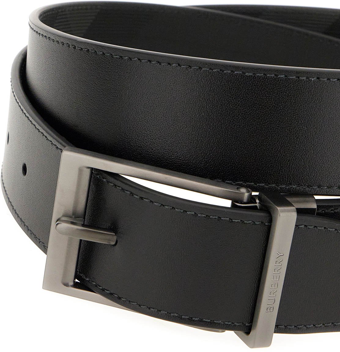 Burberry Burberry Multicolor leather reversible belt Divers