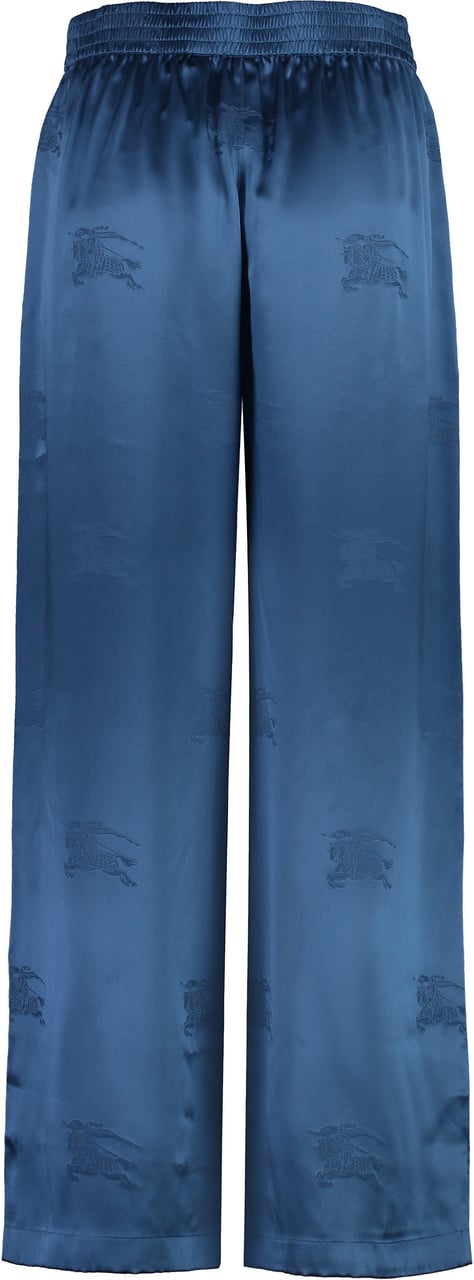 Burberry Silk trousers Blauw