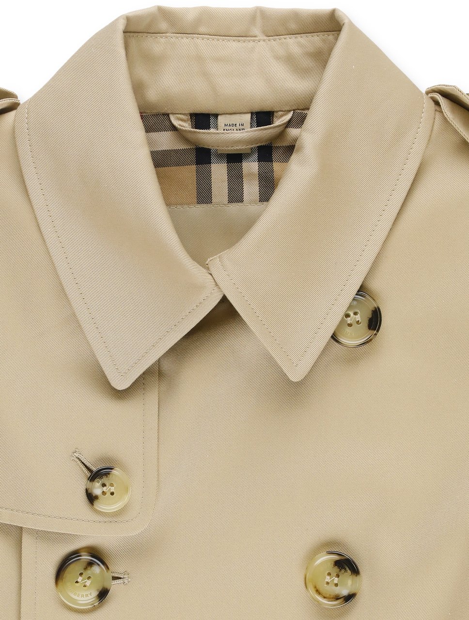 Burberry Coats Beige Beige