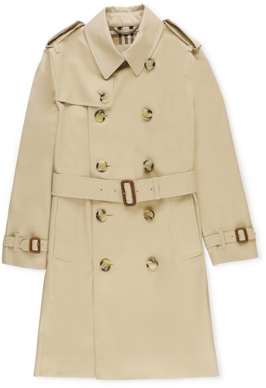 Burberry Coats Beige Beige