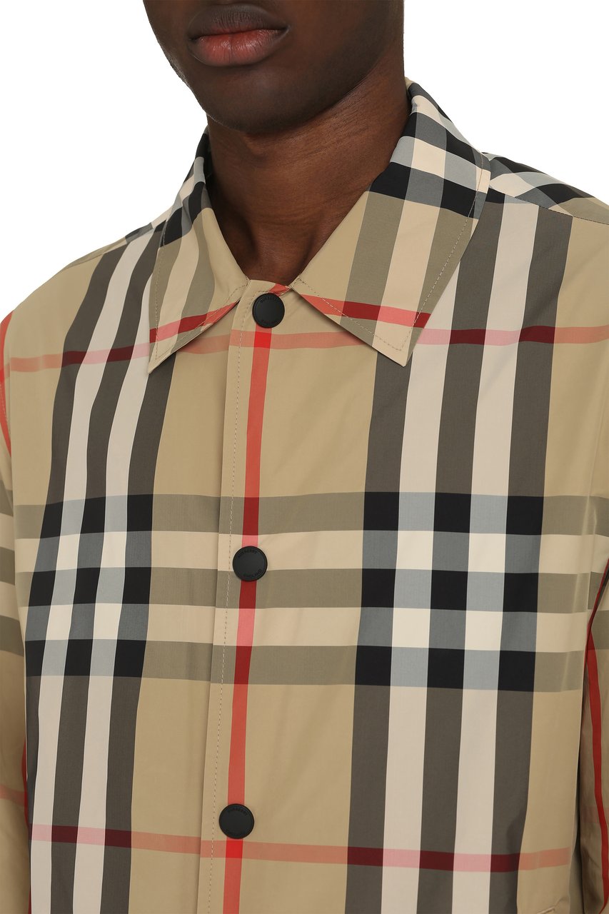 Burberry Checked jacket Beige