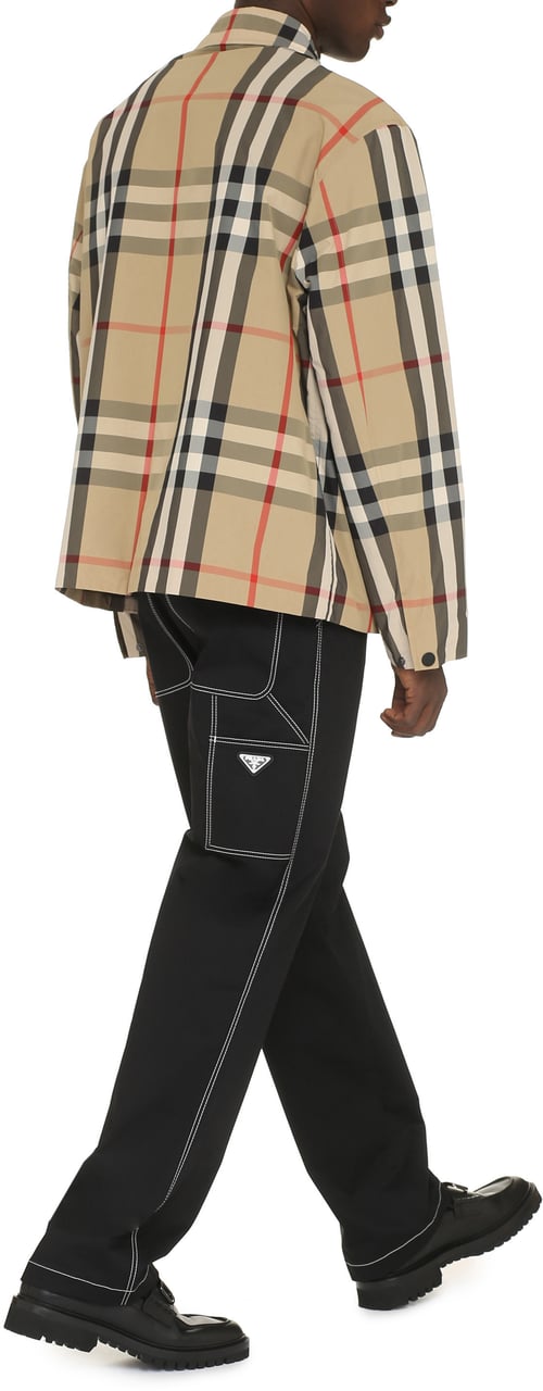 Burberry Checked jacket Beige
