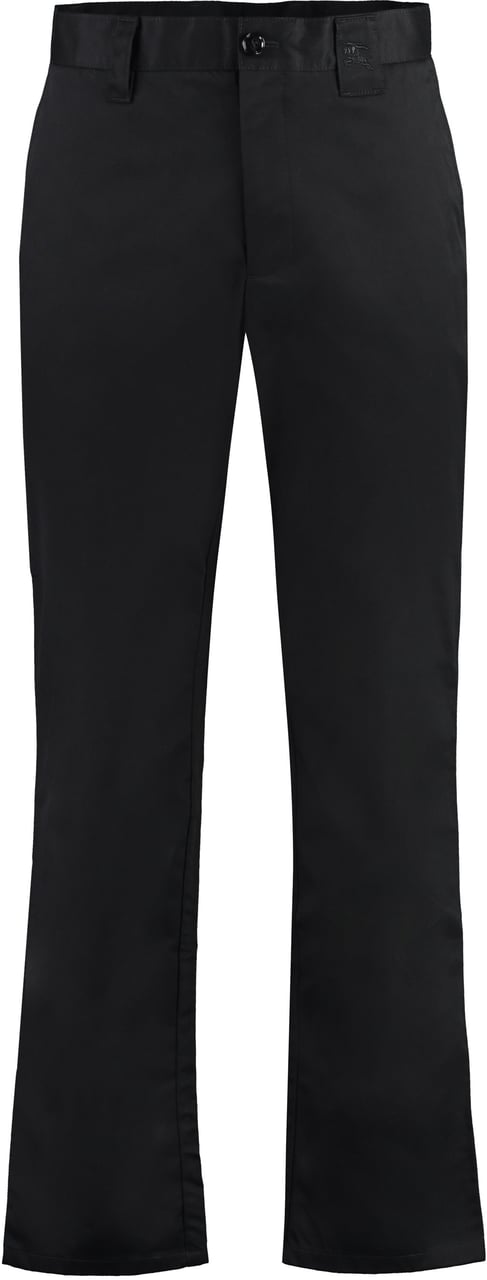 Burberry Stretch cotton cargo trousers Zwart
