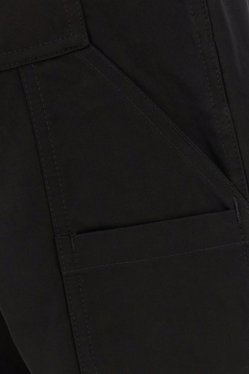 Burberry Burberry Black cotton pants Zwart