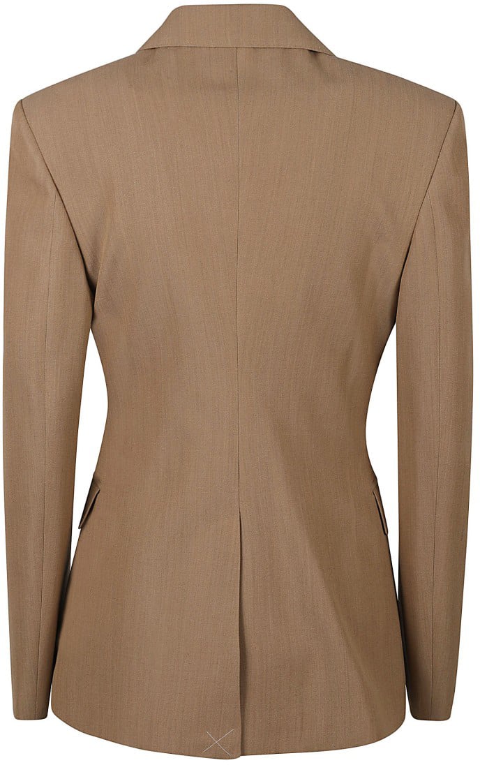 Burberry Tailored Virgin Wool Jacket Bruin