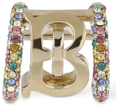 Burberry Tb Pave Logo Earcuff Goud