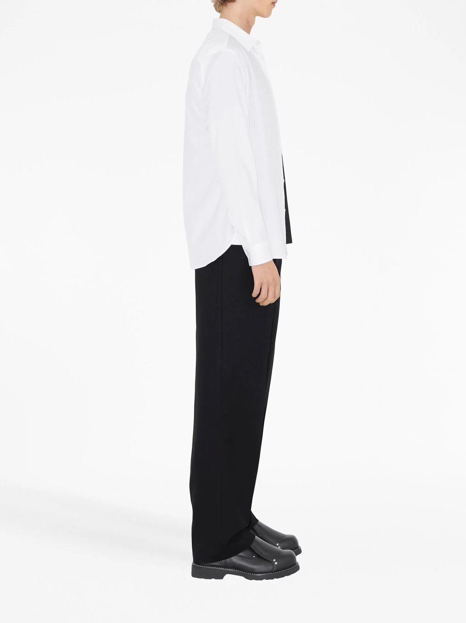 Burberry Slim Fit Cotton Stretch Shirt Wit