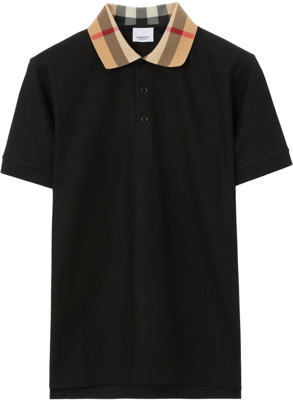 Burberry T-Shirts And Polos Black Zwart