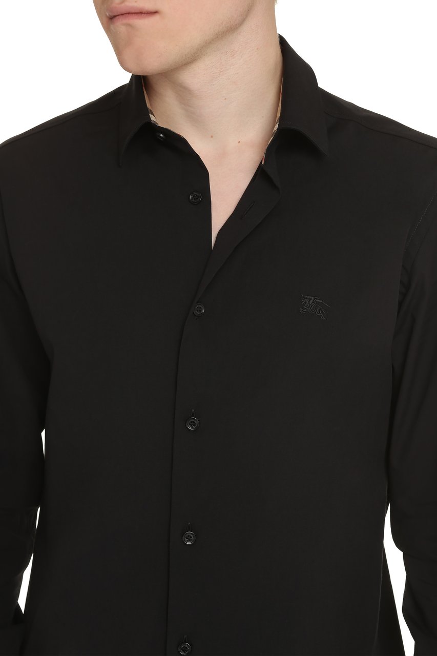 Burberry Cotton shirt Zwart