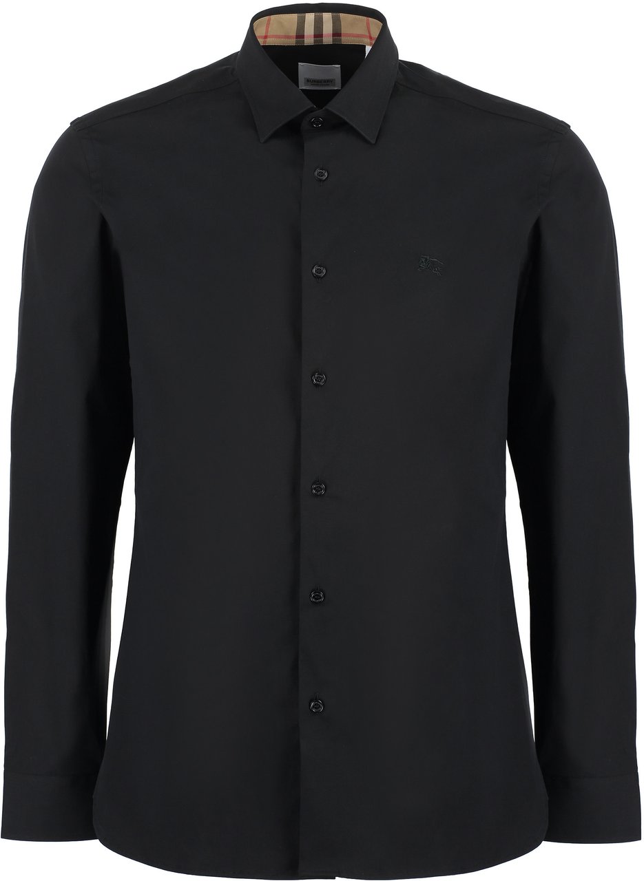 Burberry Cotton shirt Zwart