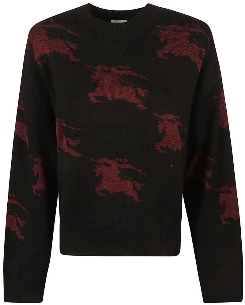 Burberry Relaxed Fit Sweater Zwart