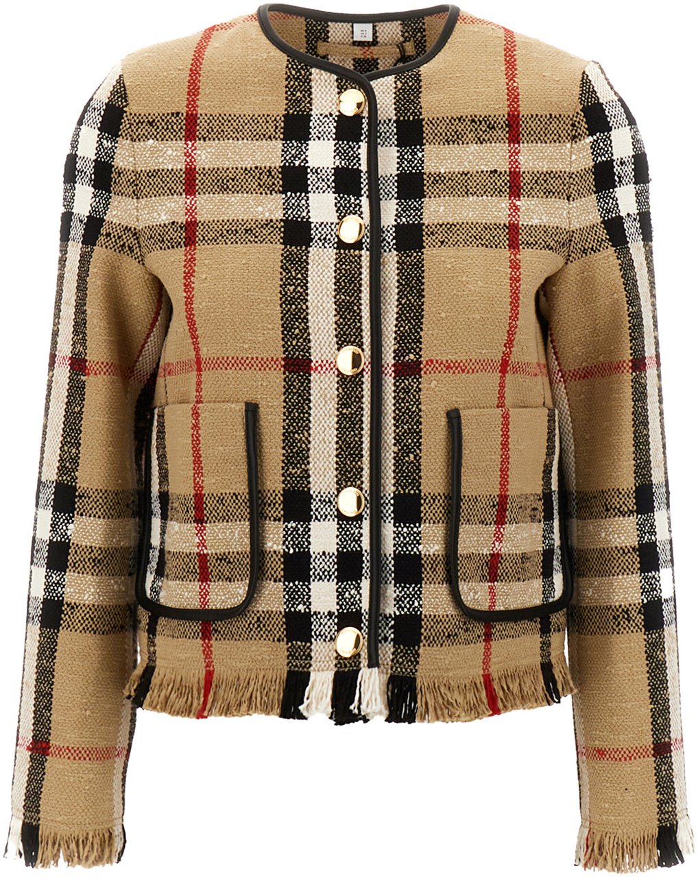Burberry Burberry Multicolor bouclÃ© blazer Geel