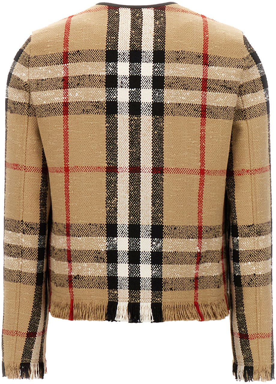 Burberry Burberry Multicolor bouclÃ© blazer Geel