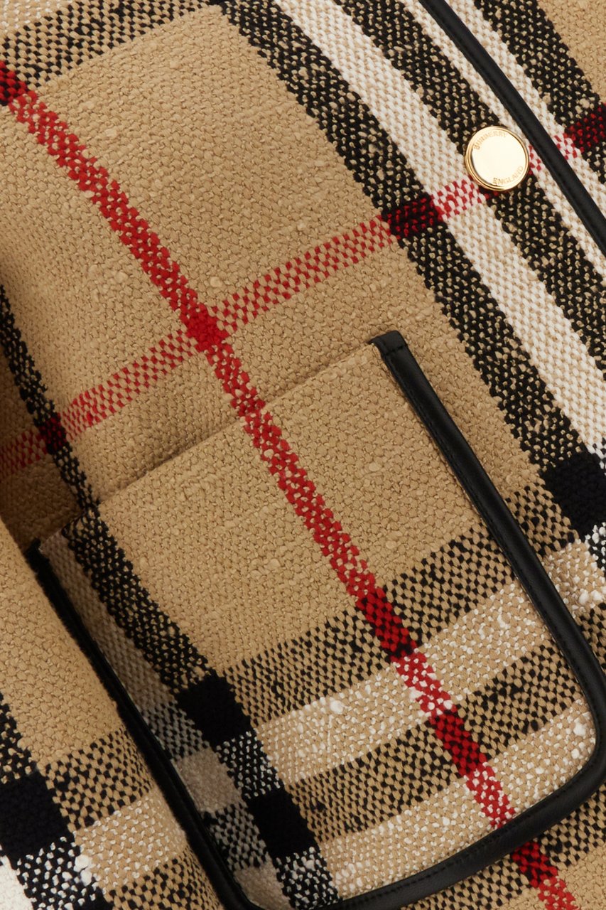 Burberry Burberry Multicolor bouclÃ© blazer Geel