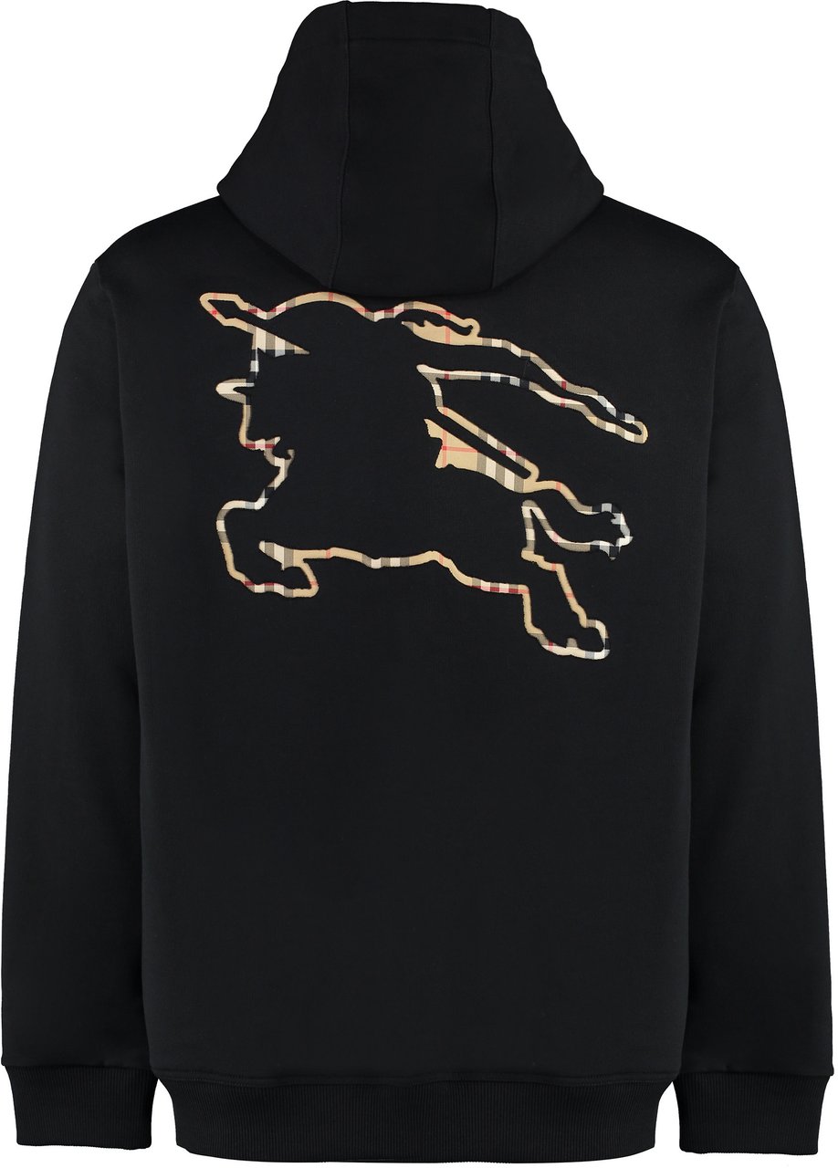 Burberry Hooded sweatshirt Zwart