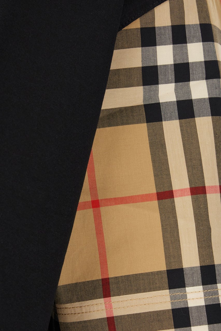 Burberry Burberry Black cotton t-shirt Zwart