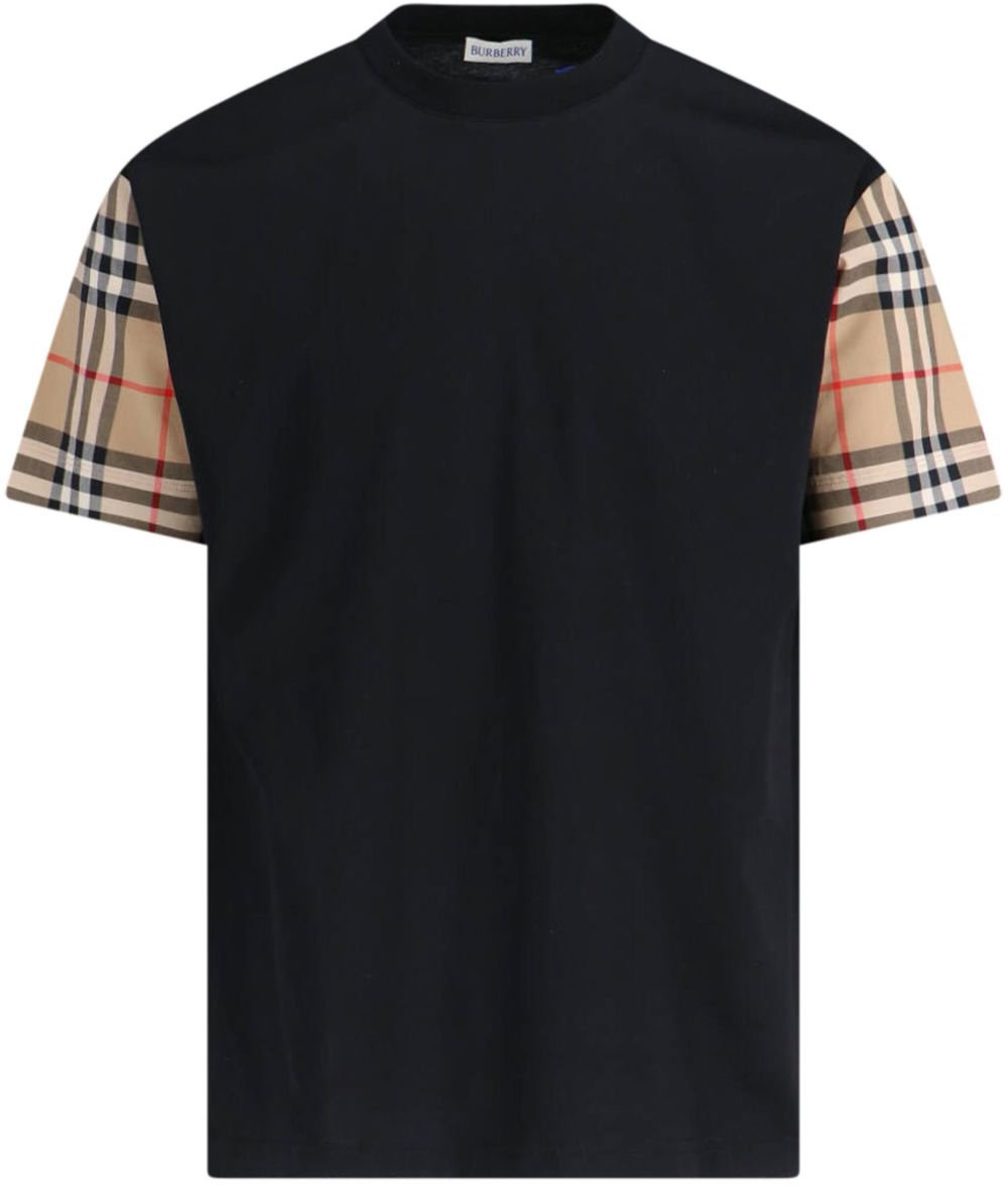 Burberry T-Shirts And Polos Black Zwart