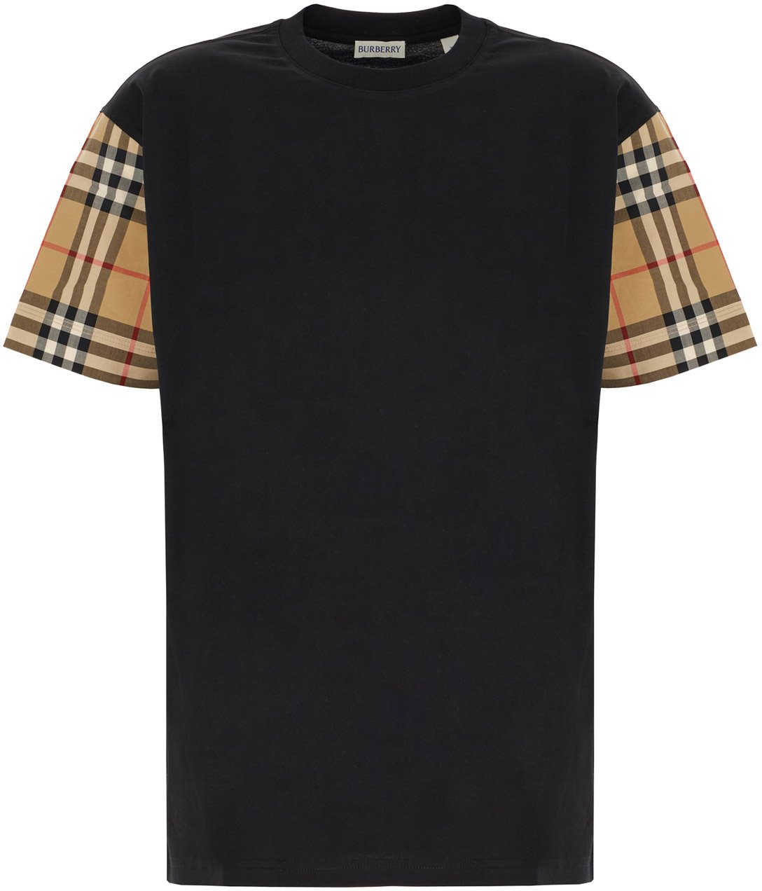 Burberry Burberry Black cotton t-shirt Zwart
