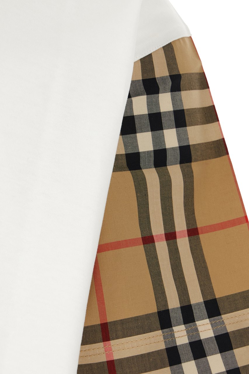 Burberry Burberry White cotton t-shirt Wit