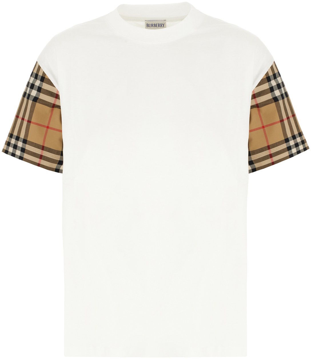 Burberry Burberry White cotton t-shirt Wit